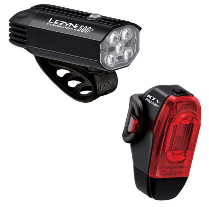 Lezyne Fusion Drive 500 Plus / HTV Drive Pro Plus light set